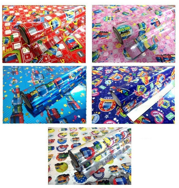 메탈롤 타요 어린이 선물 포장지 중 375MMX18M 선물포장지, 네이비, 1개, 04 네이비