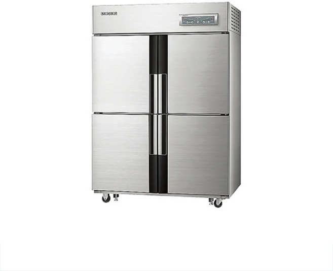 (삼성전자) 업소용 냉장고 4도어 냉장2칸 냉동2칸 간냉식 1014L (실버/CRFF-1142/방문설치)(사업자전용)