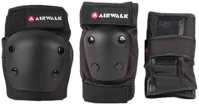 조정 가능한 인라인 스케이트+ 헬멧 + 보호대 세트 성인용, M, 1세트, 블랙