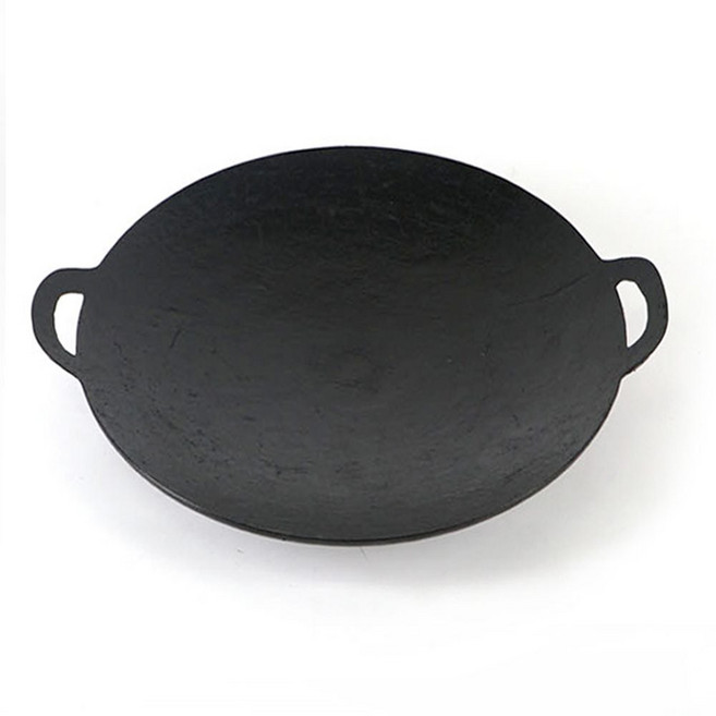 인덕셤겸용 얕은깊이 무쇠 주물구이팬 불판 44cm rkr037aY, 상세페이지 참조, 1개
