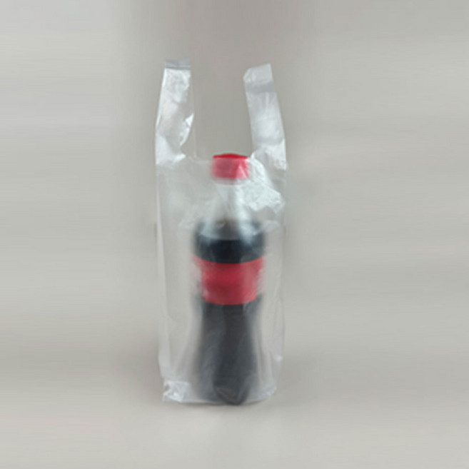 W형 손잡이 음료수봉투 500ml 배달 포장 테이크아웃 비닐봉투, 음료수봉투 500ml  100개입