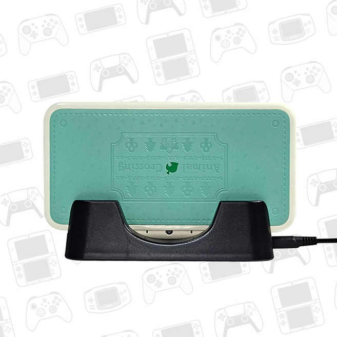 new 2DS XL USB 충전독 스탠드형 도크 거치대 시스템, 1개, 블랙