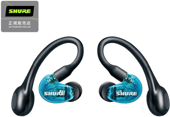 SHURE AONIC 215 SE21DYBL+TW2-A (트랜스 루센트 블루) (2세대) 완전 무선 이어폰