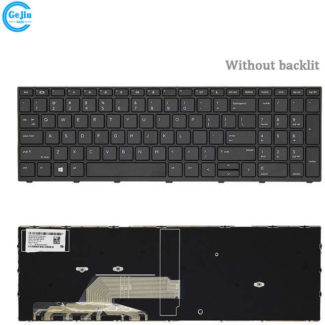 노트북 키보드 교체용 HP PROBOOK 450 G5 455 470, black no backlit, 1개