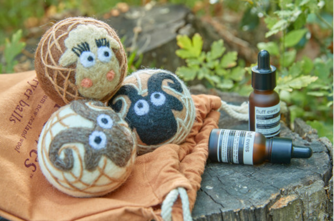 [단품] 양모볼3개 / 플러퓨스 울 드라이어볼 양모볼 건조기볼천연섬유유연제 세탁볼