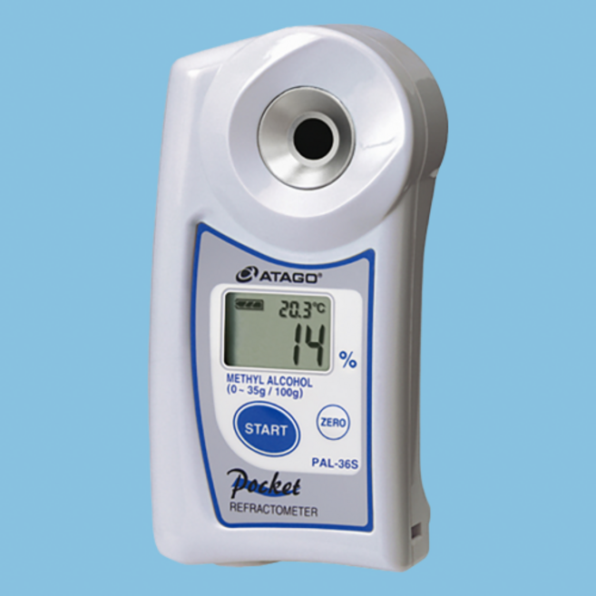 아타고 ATAGO PAL-36S 메틸알코올 농도계 굴절계, 1개