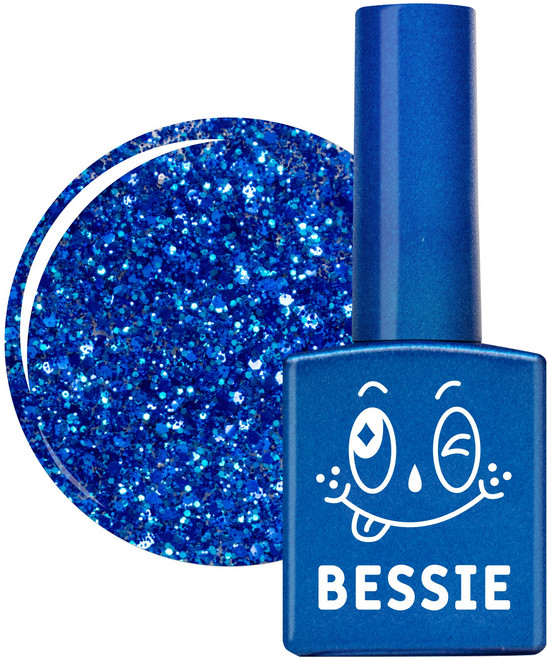 BESSIE 컬러 글리터 젤, GL11 팝핑블루, 11ml, 1개