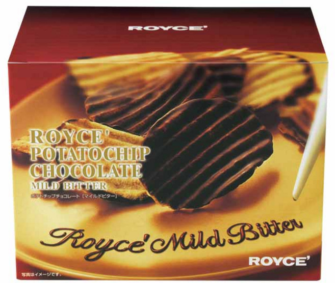 ROYCE 로이스 포테이토칩 감자칩 초콜릿 마일드 비터, 1개, 10g