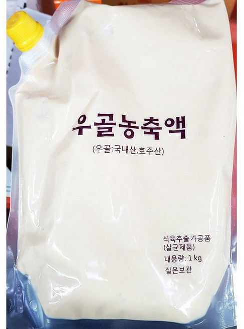 새한 사골엑기스 1Kg 사골국물/사골원액/사골엑기스/액상소스/농축액, 1개