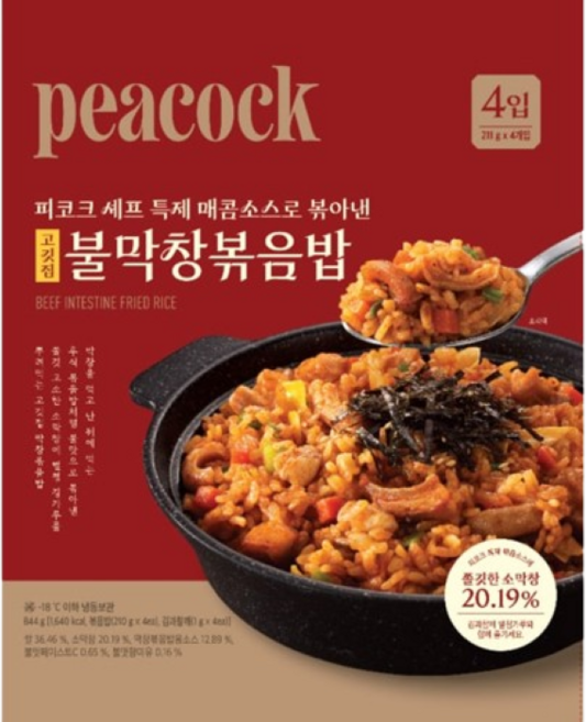 피코크 고깃집 불막창볶음밥, 1개, 844g