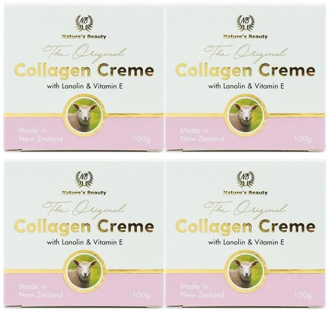 네이쳐스뷰티 뉴질랜드 더 오리지날 콜라겐 크림 Nature's Beauty Collagen Creme, 100g, 4개 - 쿠팡