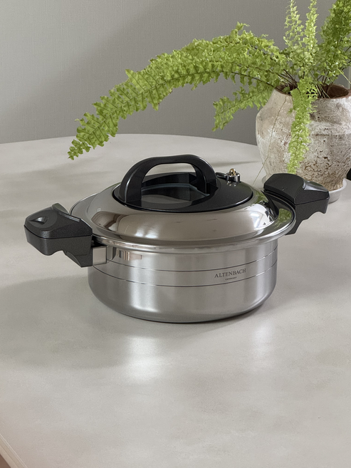알텐바흐 저압냄비 스텐냄비 스텐찜기 멀티쿠커 4L, 1개