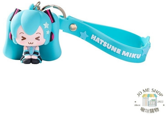 Hatsune Miku 初音未來 立體軟膠掛件, 1個, 正版 初音未來 立體軟膠吊件