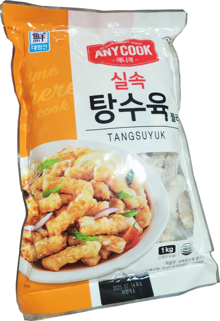 대림 애니쿡 탕수육 플러스 1kg, 단품, 1개