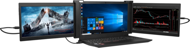 노트북용 포터블 FHD 휴대용 듀얼 모니터 LID-PD1303D [국내정품]