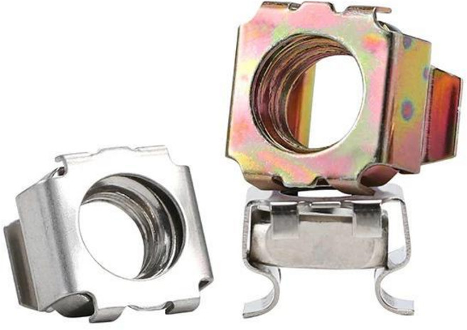 케이지 너트 쿼드 플로팅 카세트 카드 서버 랙 캐비닛 랙마운트 캡티브, 1개, 11. M5(Zi-plating)-50Pcs