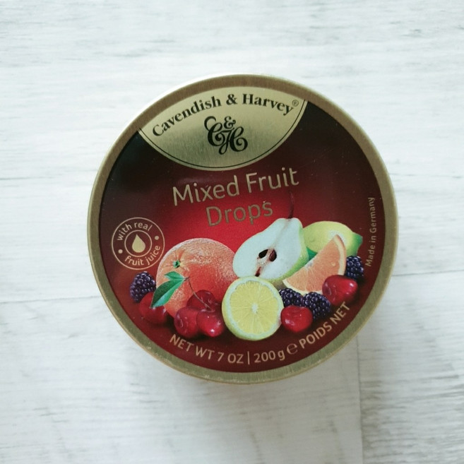 캐빈디쉬하비 믹스드 후르티 캔디 200g, 16개