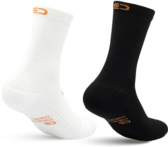 C2양말 운동 기능성 러닝양말 ELITE 5PACK 러닝 골프 테니스 운동 마라톤 트레일러닝, 화이트5, 5개, 화이트