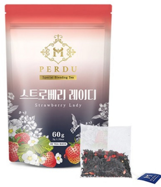 엠페르뒤 스트로베리 레이디 20티백 15개, 3g, 20개입
