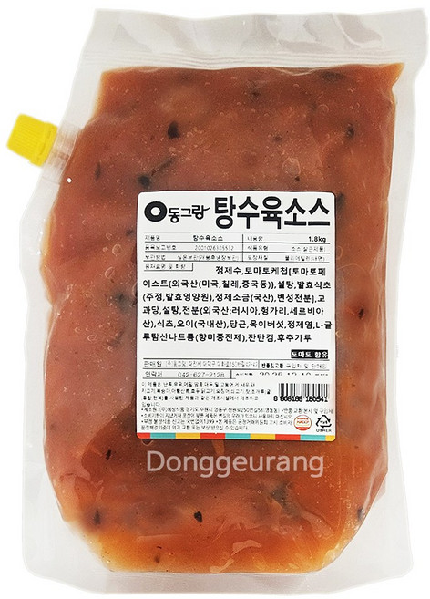 동그랑 탕수육소스 1.7L, 1개