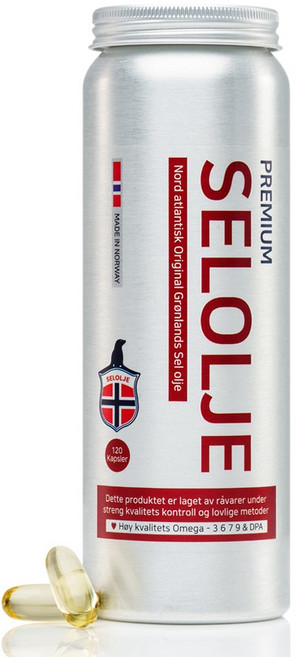 [약국용] 노르웨이 Seal (물개) Oil 오메가3 PREMIUM SELOLJE (프리미엄 셀올예), 1개, 120정