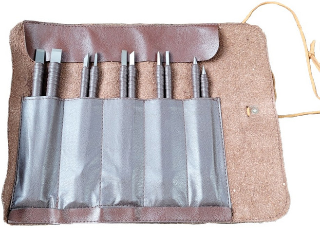 우드카빙 목공예 텅스텐 소가죽 조각칼 조각도 목공끌, 단품