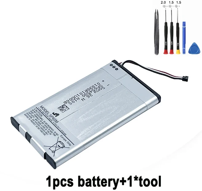 PS Vita 1000 배터리 2200mAh 고용량 소니 비타 PCH-1001//1006/1101/1003/1103 호환 수리 키트, 02 1pcs