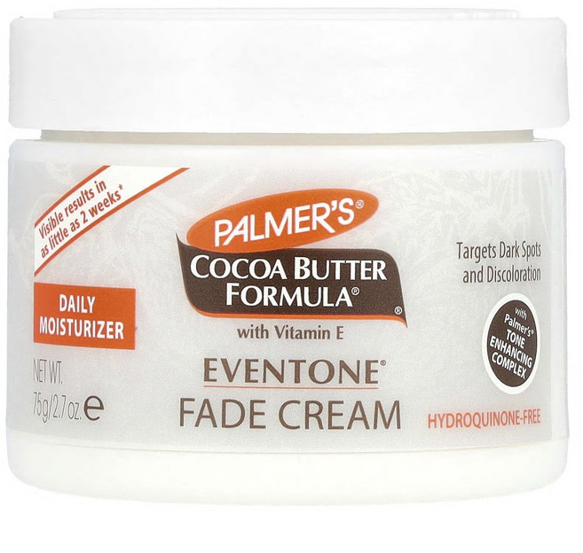 파머스 비타민E 함유 Coconut 버터 포뮬라 Eventone 페이드 크림 75g(2.7oz) PAL-04566, 75g, 1개