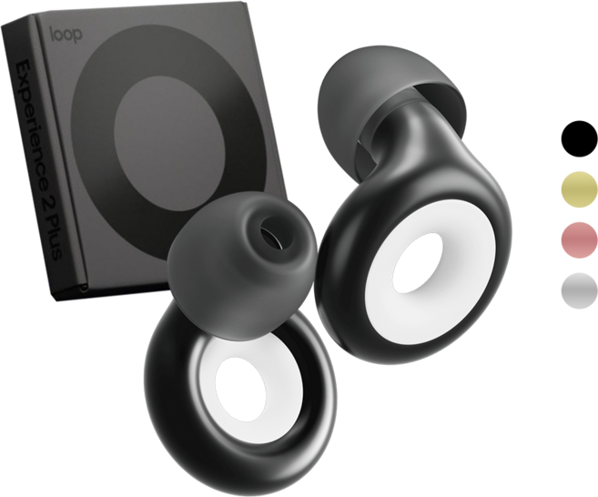 Loop 룹 이어플러그 익스피리언스 2 플러스 스포츠용 음악용 청력보호 귀마개 블랙, 1개입, 1개