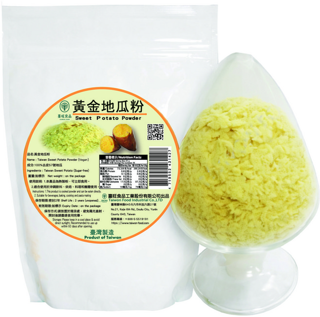 臺旺食品 黃金地瓜粉, 500g, 1個