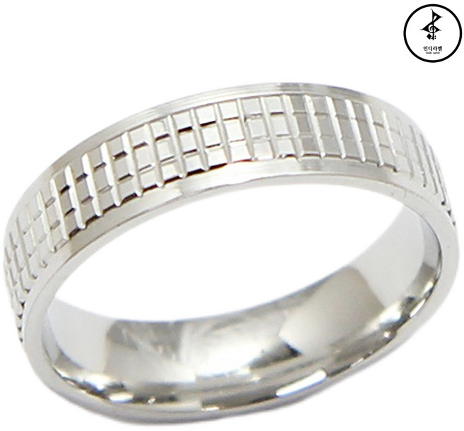 인디라벨 써지컬스틸 큐브 반지