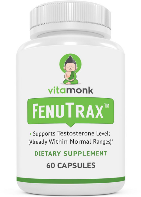 VitaMonk FenuTrax 고강도 호로파 종자추출물 Fenugreek 사포닌함유 남성 호로파 캡슐 남성용 Testofen보다 강력한, VitaMonk FenuTrax™ 호로파 추출물, 강력, 1개, 60정