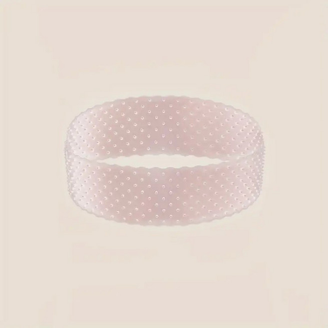 패키지당 1개 실리콘 탄성 가발 그립 머리띠 스포츠 요가 땀 방지 미끄럼, light pink