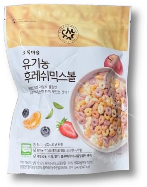 유기농 후레쉬믹스볼 초록마을, 1개, 240g - 쿠팡