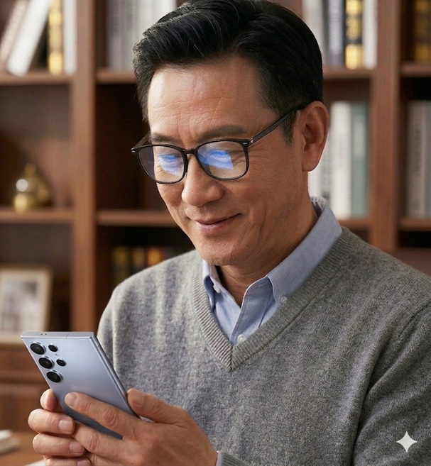 고화질 초경량 블루라이트차단 중장년 TR 안경테