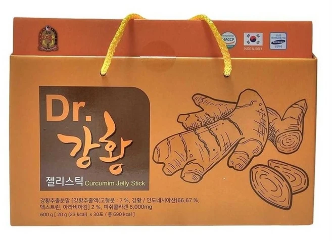 Dr. 강황 젤리스틱 [curcumin jelly stick] 20g 30포 (당일발송) 건강선물, 1박스, 1박스 - 쿠팡