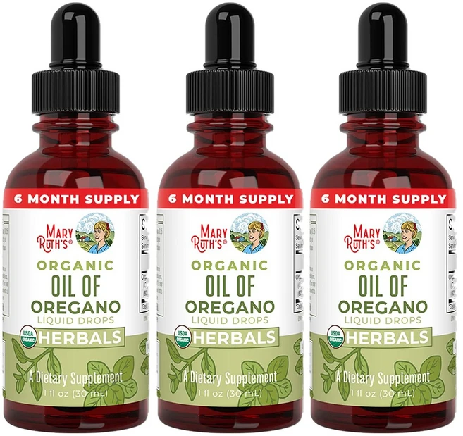 메리루스 오레가노 오일 오가닉 액상 30ml 3병 MaryRuth Organics Oil of Oregano, 3개 - 쿠팡