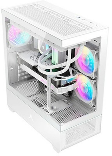 앱코 마린 리버스 강화유리 케이스 미들타워 화이트 U30 MARINE, 1개