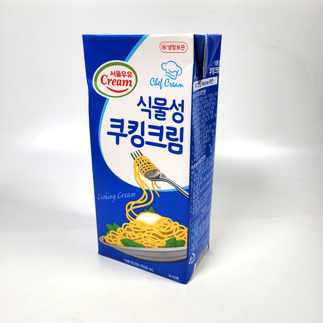 서울우유 Cream 식물성 쿠킹크림 1L (Cooking Cream), 6개