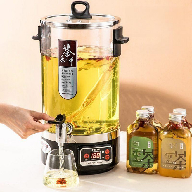 차탕기 약탕기 대용량 차 끓이는 달임기 탕약기 기계 한약, 10리터