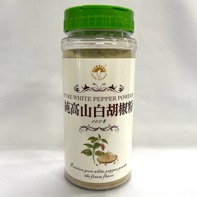 新光 純高山白胡椒粉, 1個, 100%純高山白胡椒粉 260g,超商/店到店：限重5kg