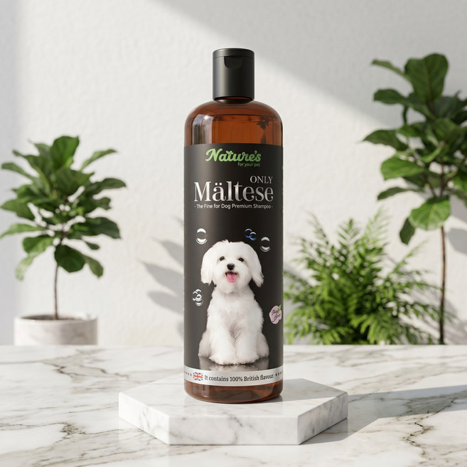 네이처스 말티즈 EWG 그린등급 저자극 보습 강아지샴푸 500ml, 1개