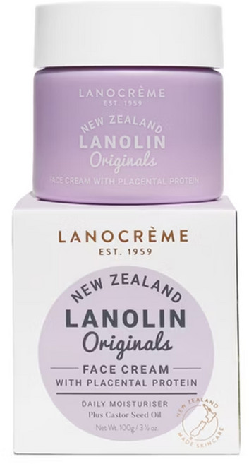Lanocreme 蘭儂 紐西蘭羊毛脂胎盤素乳霜, 100g, 1件