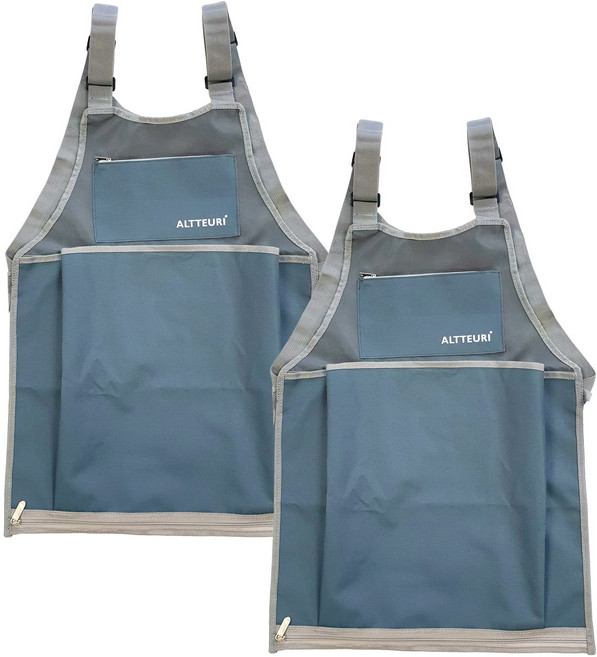 알뜨리 다담아 앞치마, 그레이, 2개