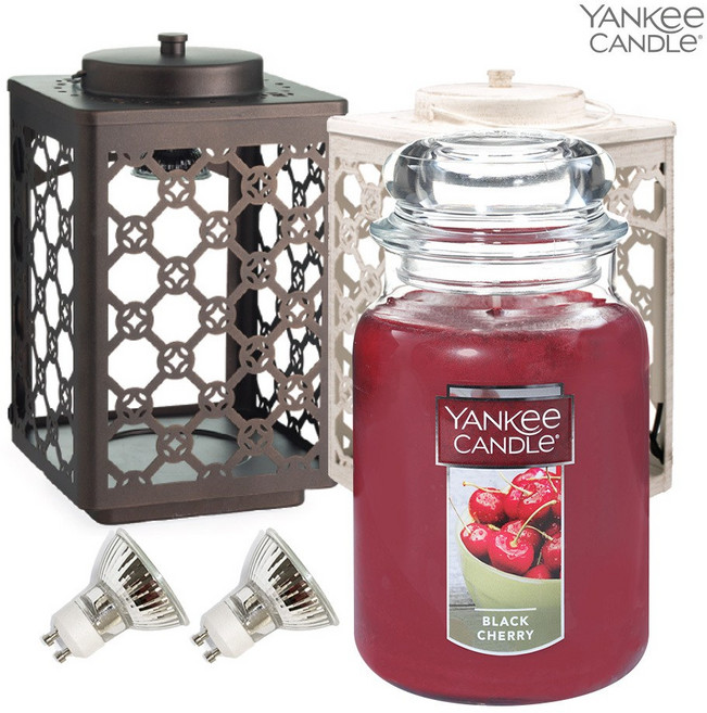 양키캔들 라지자+가든랜턴 캔들워머+전구2개 (택2), 라지자 미드나잇자스민, 가든랜턴 브론즈, 라지자 미드나잇자스민:가든랜턴 브론즈