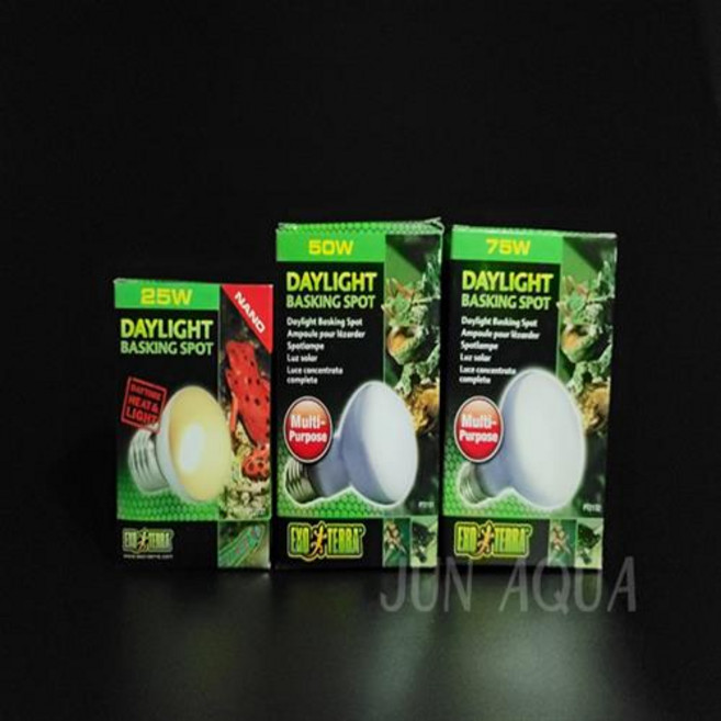 엑소테라 바스킹 스팟램프 25w 50w 75w 100w 150w 할로겐 파충류 거북이조명, 1개
