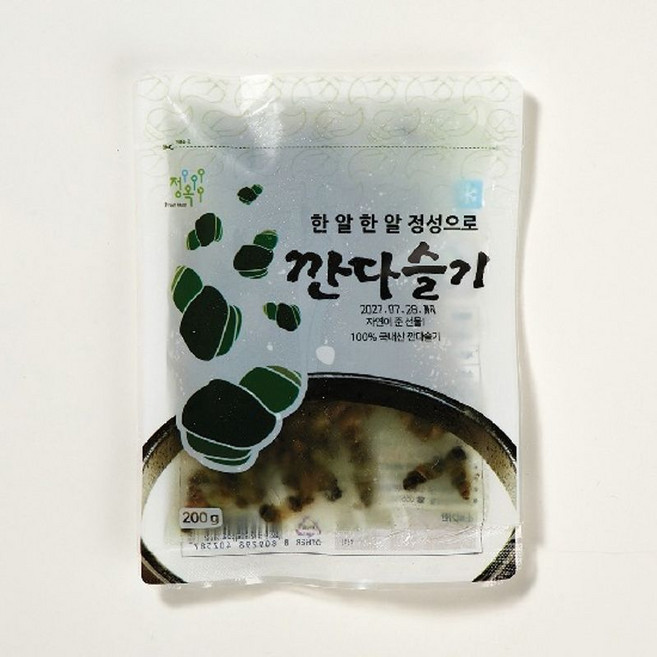 제철 섬진강 국내산 1급수 깐다슬기+다슬기육수 500g, 3개, 200g