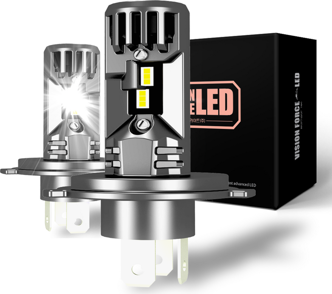 바이오라이트 비전포스 LED 전조등, H4, 1세트