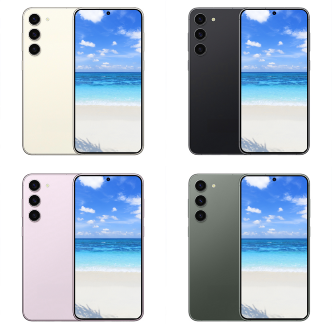 젠틀 갤럭S 23 5G 스마트폰, 256GB, 새상품 미개봉 그린