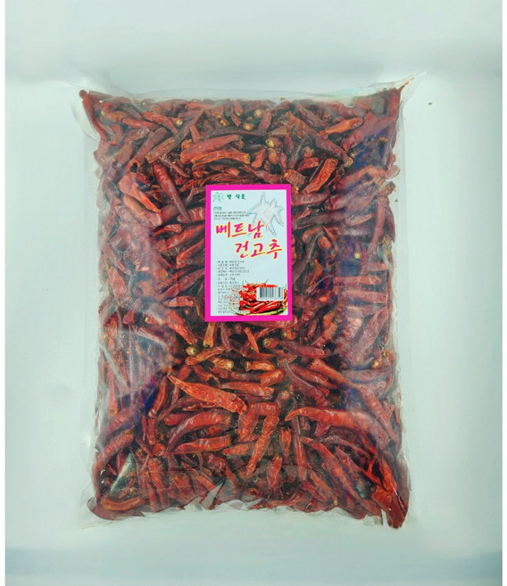 (주)별식품 베트남 건고추 매운 고추 땡초 1kg, 1개